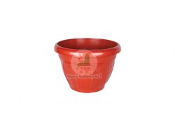 Pot Bunga 7518 Merah (18 cm)