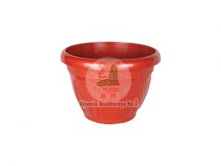 Pot Bunga 7522 Merah (22 cm)